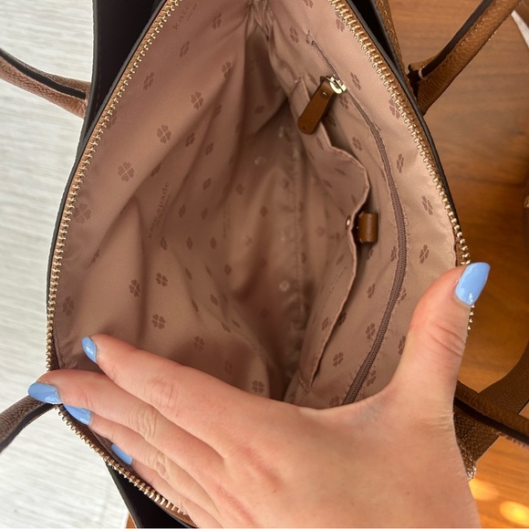 Kate Spade New York "Margaux" Large Leather Convertible Satchel - Picture 4 of 6